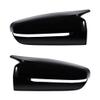 Anzios 2X Glossy Black Replacement Mirror Cover Compatible with 16-20 G20 G30 G31 G32 GT G11 G12 3 5 6 7 Series view 1