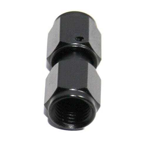 AN4 Female to 4AN AN-4 Female Straight Flare Swivel Fitting Adapter Black