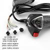 L-faster 24V/36V/48V Bicycle Gas Throttle Twist Throttle LED Indicator Lithium Voltage Indicator Scooter Grip (36V) view 3