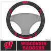 AAC FANMATS NCAA Carpet Floor Mats Bundle with Seat Covers, 3D Decal Sticker and Steering Wheel Cover for Wisconsin Badgers Fans Officially Licensed(8 Items) view 4