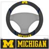 AAC FANMATS NCAA Carpet Floor Mats Bundle with Seat Covers, 3D Decal Sticker and Steering Wheel Cover for Michigan Wolverines Fans Officially Licensed(8 Items) view 4