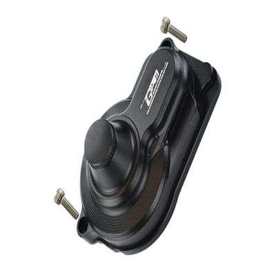GPM For Losi 1/18 Mini-T 2.0 2WD Stadium Truck Upgrade Parts Aluminum Rear Main Gear Cover - 1Pc Set Black