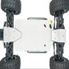 GPM for Arrma Big Rock Crew Cab 4X4 BLX Upgrade Parts Stainless Steel Skid Plates for Front, Center, Rear Chassis (Laser Version) - 24Pc Set view 4