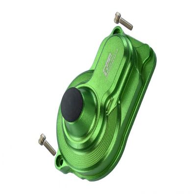 GPM For Losi 1/18 Mini-T 2.0 2WD Stadium Truck Upgrade Parts Aluminum Rear Main Gear Cover - 1Pc Set Green