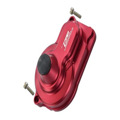 GPM For Losi 1/18 Mini-T 2.0 2WD Stadium Truck Upgrade Parts Aluminum Rear Main Gear Cover - 1Pc Set Red