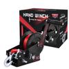 TYT 3500LB Boat Trailer Strap Winch with 10M Red Strap, Sturdy Long-Lasting Gear Hand Crank Winch, Operated Two Way Ratchet Manual Winches for Towing Pulley Boat Trailer Truck RV Jet Ski Marine Winch view 1
