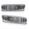 Side Direction VR-341 Side Turn Signal Indicator 1 Pair Blinker Turn Signal Light Chrome compatible with Bmw 3 Series E46 1998 1999 2000 2001 Sedan Touring view 1