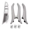 GZYF 7 PCS/Sets Door Pull Handle, Door Handle Inner Part Door Support Bracket Door Panel Handle for BMW 5-Series F10 F11 F18 2010-2017, Gray view 2