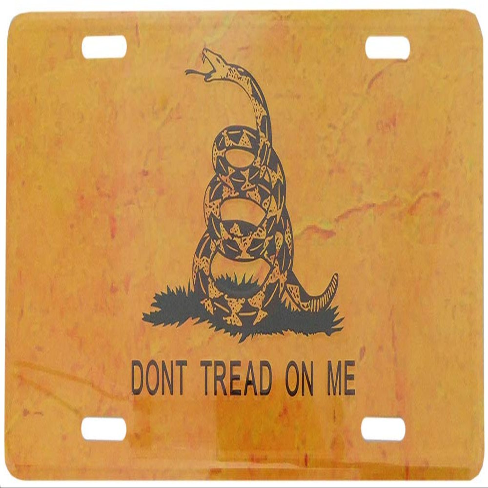 Trade Winds Gadsden Don't Tread On Me Vintage Embossed 6"x12" Aluminum License Plate