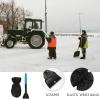 FAVOMOTO 1set Multi-Functional Ice Scraper Gloves for Car Windshield Snow Remover Mitt Thick Fleece Lining Elastic Wrist Band and Telescopic Design for Ice Removal view 4