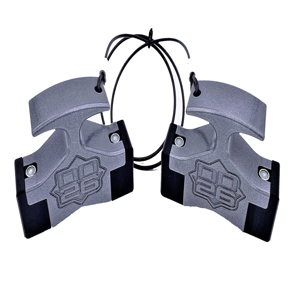 Mean Stop Gen 2 Hydraulic Steering Locks (Comes with .75" Diameter 4" Width Rod Clips) (Silver)