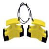 Mean Stop Gen 2 Hydraulic Steering Locks (Comes with .75" Diameter 4" Width Rod Clips) (Yellow) view 1