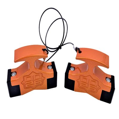 Mean Stop Gen 2 Hydraulic Steering Locks (Comes with .75" Diameter 4" Width Rod Clips) (Orange)