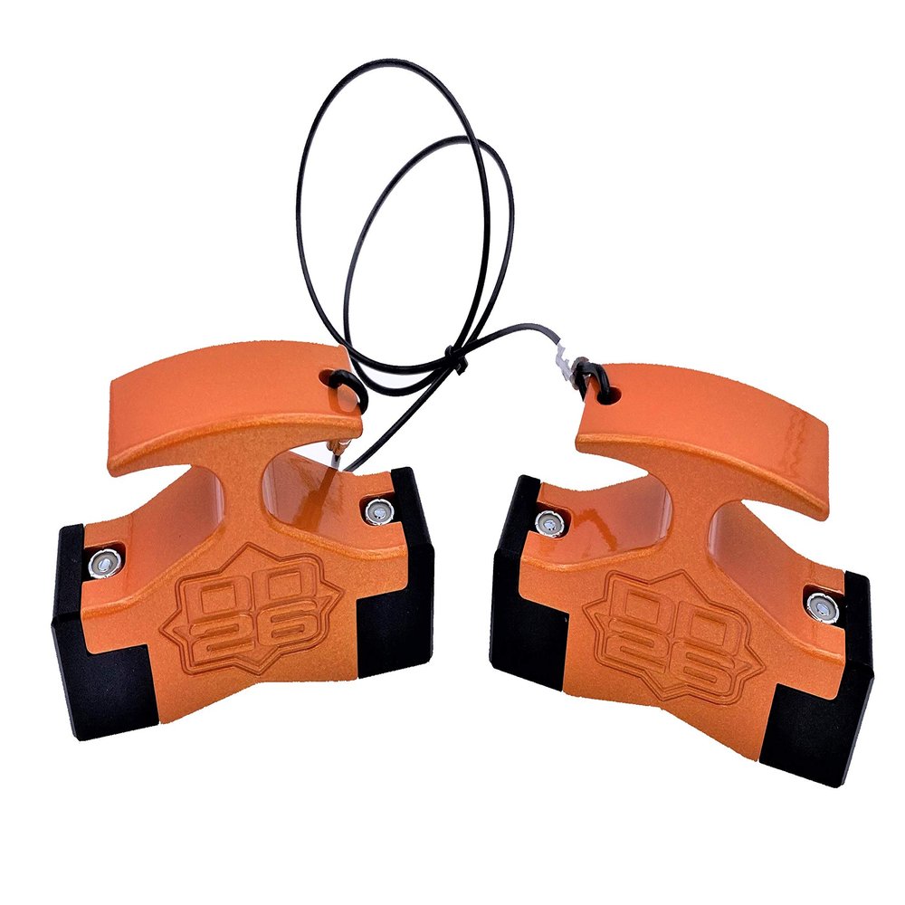 Mean Stop Gen 2 Hydraulic Steering Locks (Comes with .75" Diameter 4" Width Rod Clips) (Orange)