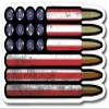American Flag Bullet Ammo Vinyl Decal Bumper Sticker Car Window US Truck Yeti 3M view 1
