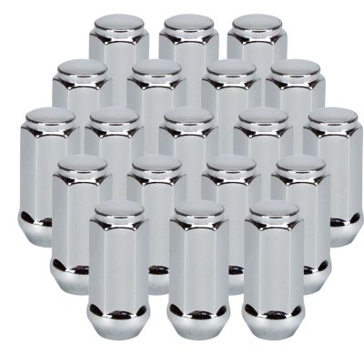 MuHize 1/2-20 Long Lug Nuts - 20PC Chrome Bulge Acorn Wheel Nuts 1.89" Tall