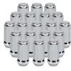MuHize 1/2-20 Long Lug Nuts - 20PC Chrome Bulge Acorn Wheel Nuts 1.89" Tall view 1