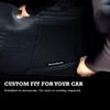 PantsSaver Custom Fit Floor Mats for Lincoln MKX 2020 All Weather Protection-4 Piece Set-High Raised Border Protection Great for Catching Spills & Easy Rinse-Car Accessories-Black view 2