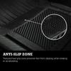 PantsSaver Custom Fit Floor Mats for Lincoln MKX 2020 All Weather Protection-4 Piece Set-High Raised Border Protection Great for Catching Spills & Easy Rinse-Car Accessories-Black view 3
