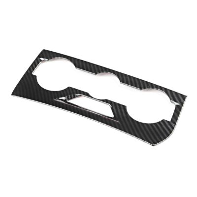 Aramox Car Trim Cover Interior Center Console Dashboard Panel Carbon Fiber Pattern Car Air Condition Panel Cover Trim Decoration Fit for Sticker