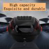 ZXCASDF Motorcycle Trunk Motorcycle Tour Tail Box Top Lock Storage Carrier Case Portable Trunk Lid Organizer Storage Bag Motorcycle Tour Tail Box,Champagne Gold view 2