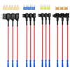 Nilight 12 Pack 12V Car Add-a-Circuit Fuse Tap Standard Mini Micro2 and Low Profile Taps 4 Types ATO ATC ATM APM Holder for Cars Trucks Boats view 1