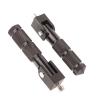 Motorcycle Pedal, 8MM 90 Degree Folding Support Rod Aluminum Motorcycle Foot Peg Universal Motorbike Footrest With Mounting Screws Motorcycle Accessories for Motorcycle (Black) view 1