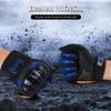 Motorcycle Gloves for Men and Women Touchscreen Guantes Para Motocicleta Hombre for Powersports BMX ATV MTB Motocross Scooter Dirt Bike Riding Gloves Motorcycle Mens Helmets Accessories(L, Blue) view 4