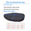 ihreesy Anti-Slip Motorcycle Seat Cover,Breathable Seat Cushion Cover Universal 3D Spacer Mesh Cushion Protector Comfortable Seat Pad for Motorcycles Scooters,M(L:69-79cm,W:40-48cm) view 2
