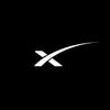 Imagnt Studio - Spacex X Letter Vinyl Decal for Your Space Shuttle Tesla car Window Wall, Bumper Sticker (Set of Two - 4 inches Each, All White) view 1