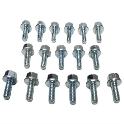 Z Whip 17pc Metric Transmission Oil PAN Bolt KIT Compatible with Chevrolet GM 4L60E 4L65E 4L70E 4L80E 700R4 200-4R Trans Oil Fluid Cover 4 Speed Overdrive M8 Flange Bolts LS1 Vortec