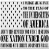 Check Custom Design American Flag with Pledge of Allegiance Decal view 1