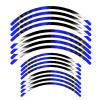 KETABAO MX Bike Rim Tape B01 Decal Stickers Stripes 21 18 inch Compatible with RMX 450Z DR-Z 400S DR200S (Blue) view 2