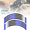 KETABAO MX Bike Rim Tape B01 Decal Stickers Stripes 21 18 inch Compatible with RMX 450Z DR-Z 400S DR200S (Blue) view 4