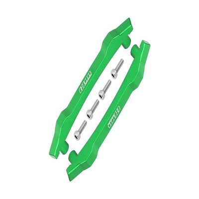 Aluminum Roof Skid Plate For Traxxas HOSS 4X4 VXL (90076-4) - 6Pc Set Green