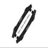 Aluminum Roof Skid Plate For Traxxas HOSS 4X4 VXL (90076-4) - 6Pc Set Black view 1
