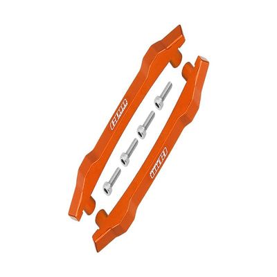 Aluminum Roof Skid Plate For Traxxas HOSS 4X4 VXL (90076-4) - 6Pc Set Orange