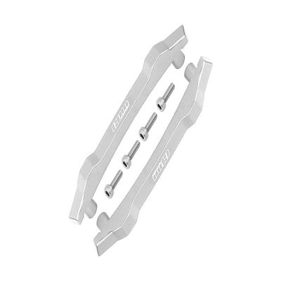 Aluminum Roof Skid Plate For Traxxas HOSS 4X4 VXL (90076-4) - 6Pc Set Silver