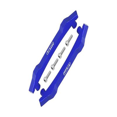 Aluminum Roof Skid Plate For Traxxas HOSS 4X4 VXL (90076-4) - 6Pc Set Blue