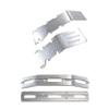 RC Raven RC Car Skid Plate for T-Maxx and E-maxx Brushed Aluminum Skid Plate Front and Rear with a Set of Brushed Aluminum Bumper Set- RC Car Upgrade Parts view 1
