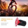 1 Pairs Bike Bar End Plugs, Colorful Aluminum Handlebar End Plugs Bike Handlebar Caps Handlebar Grips Bike Accessory for Road Bike BMX Handlebar Ends(Red) view 2