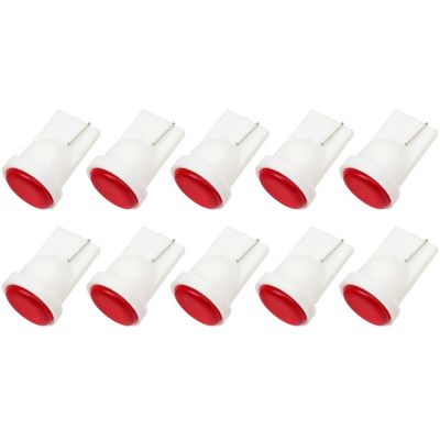 CCIYU T10 led Bulb,W5W Wedge 168 194 LED Bulb for Instrument Panel Light, Extremely Bright:Red Replacement Bulb for Dash Cluster Bulb Pack of 10