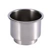 Stainless Steel Car Cup Holder, mugghllare bt Boat Cup Holder Insert, 2pcs Holder Inserts, RV Cup Holder Replacement, Boating Beverage Holder, boat cup lder for Marine Boat with Drain Port view 3