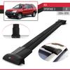 RE&AR Tuning Cross Bar for Kia Sportage 2004-2009 Roof Racks Aluminium Black view 3