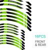 KETABAO MX Bike Rim Tape A01 Decals Stickers Protector 21 18 inch Compatible with XT 250 XT250 SEROW 225 XT225 (Green) view 3