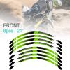 KETABAO MX Bike Rim Tape A01 Decals Stickers Protector 21 18 inch Compatible with XT 250 XT250 SEROW 225 XT225 (Green) view 4
