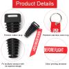 Coitak Muffler Exhaust Wash Plug, 1.1"-1.8" Wash Plug for Motorcycle Bike 2 Stroke Rubber Exhaust Silencer (2 Pack) (1.1-1.8") view 3