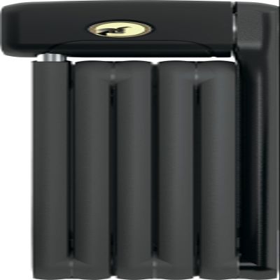 ABUS Bordo Lite 6055K Folding Lock - with SR Bracket - Extra-Light Bike Lock, Ideal for Road Bikes - ABUS Security Level 7-85 cm, Black
