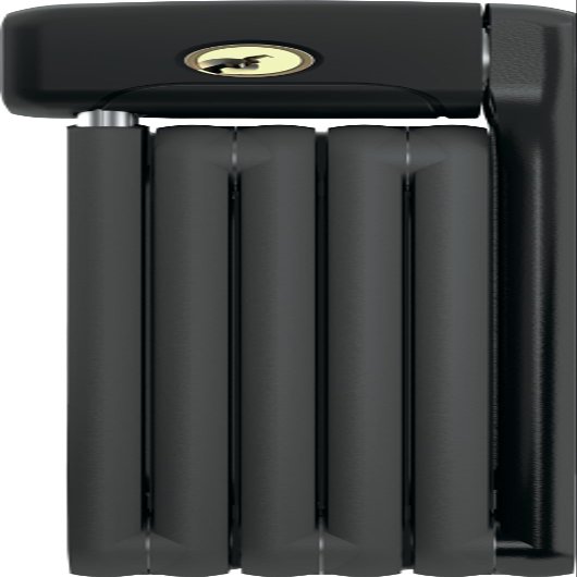 ABUS Bordo Lite 6055K Folding Lock - with SR Bracket - Extra-Light Bike Lock, Ideal for Road Bikes - ABUS Security Level 7-85 cm, Black