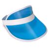 Clear Blue Plastic Dealer's Design Visor view 1